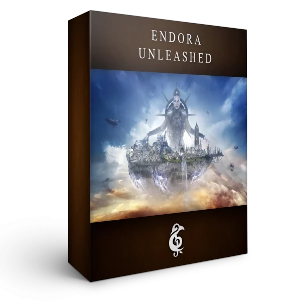 A 3D render of an album box labeled "Endora Unleashed" published by Michael Ghelfi Studios (MGS).