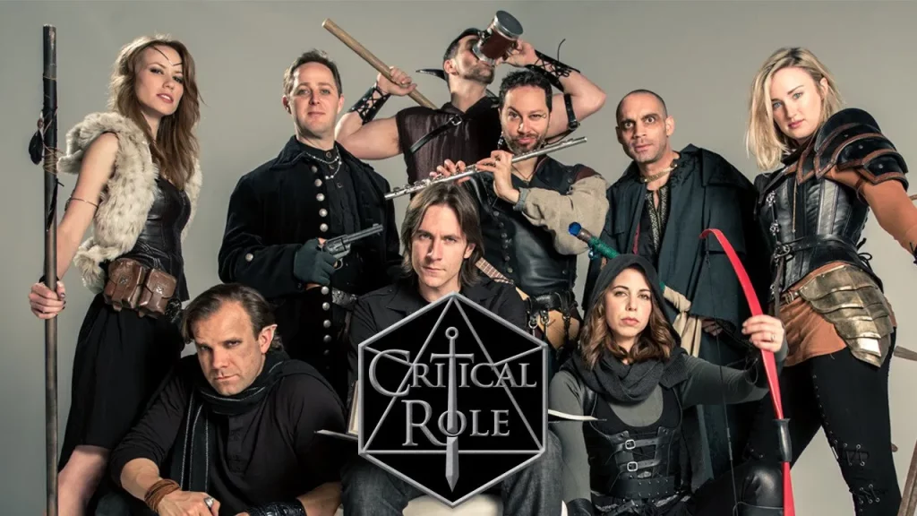 A photograph of the cast of Critical Role.