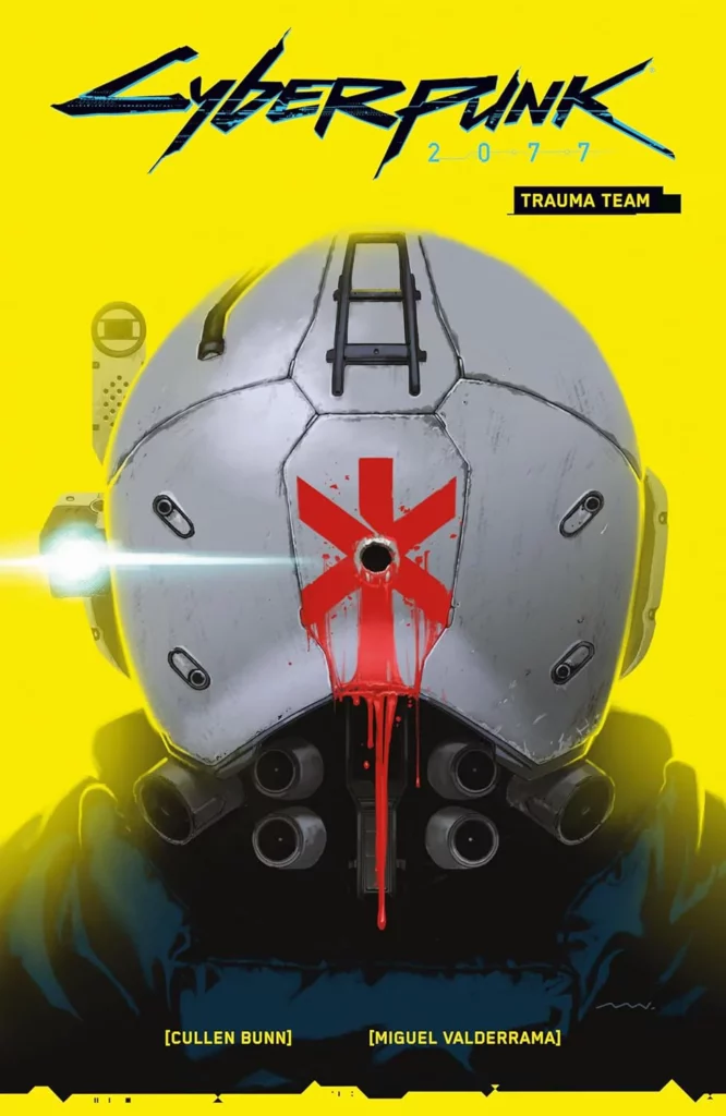 cyberpunk-trauma-team Cyberpunk: Trauma Team. Front page of the comic.