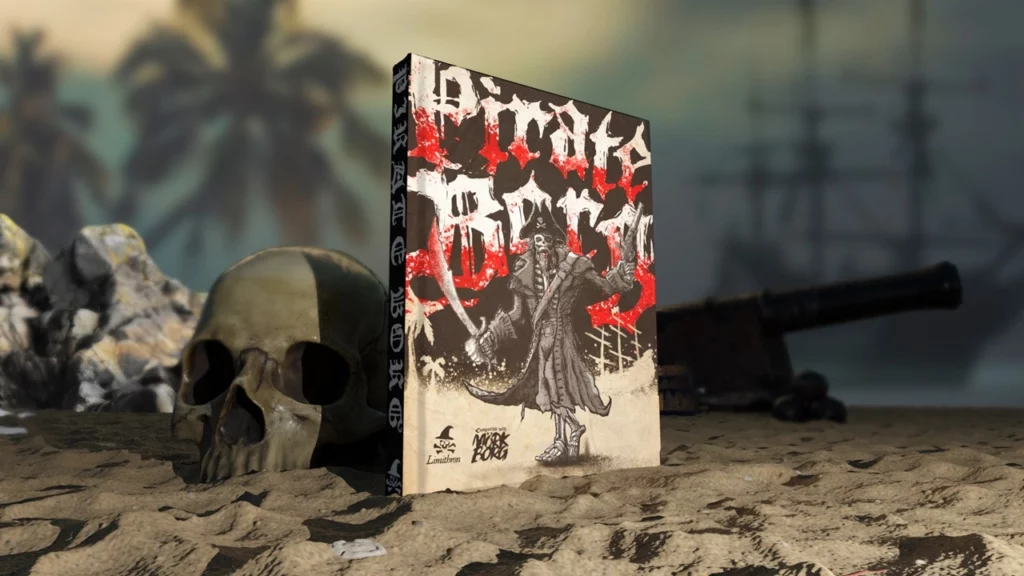 Limithron's Pirate Borg rulebook front cover