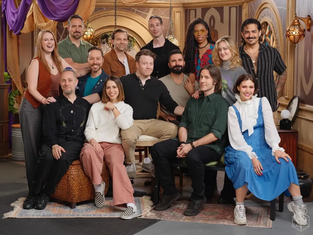 Photo of the cast of Critical Role Campaign 4.