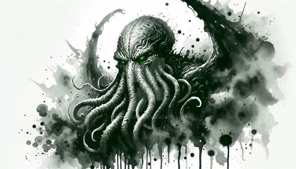 Artwork of Cthulhu. Themes of Call of Cthulhu.