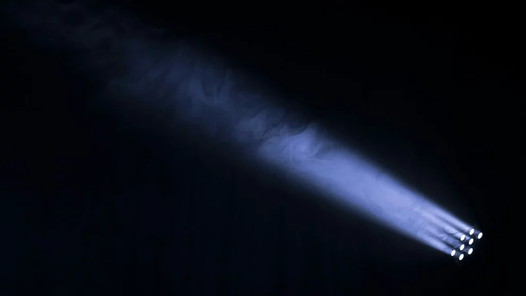 Photo of spotlight turned on.