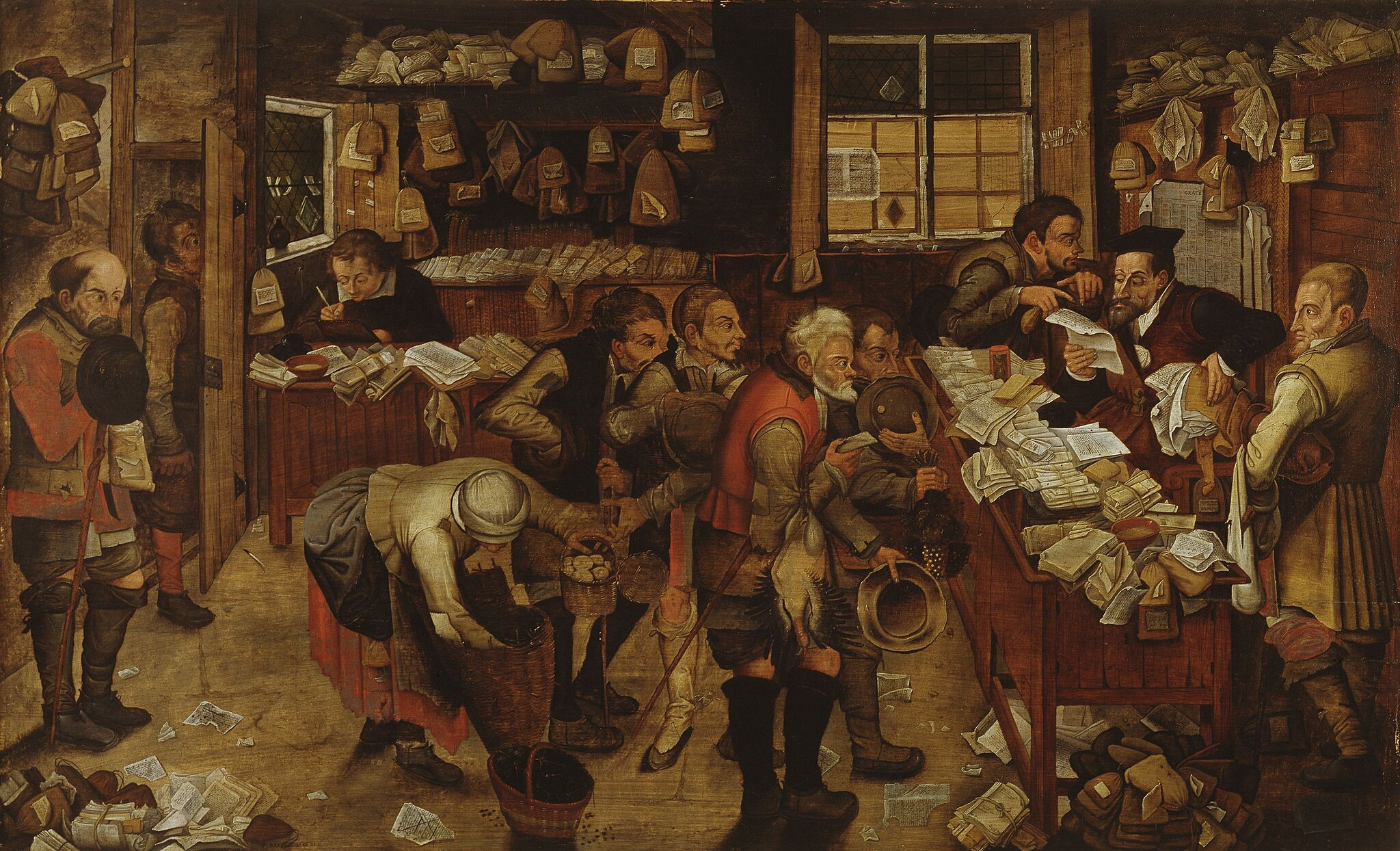 Village-Lawyer-Painting A painting scene of a medieval village lawyer